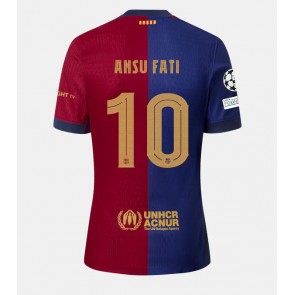 Barcelona Ansu Fati #10 Domaci Dres 2024-25 Kratak Rukavima